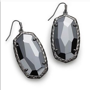 Kendra Scott Ella Gunmetal Earrings
